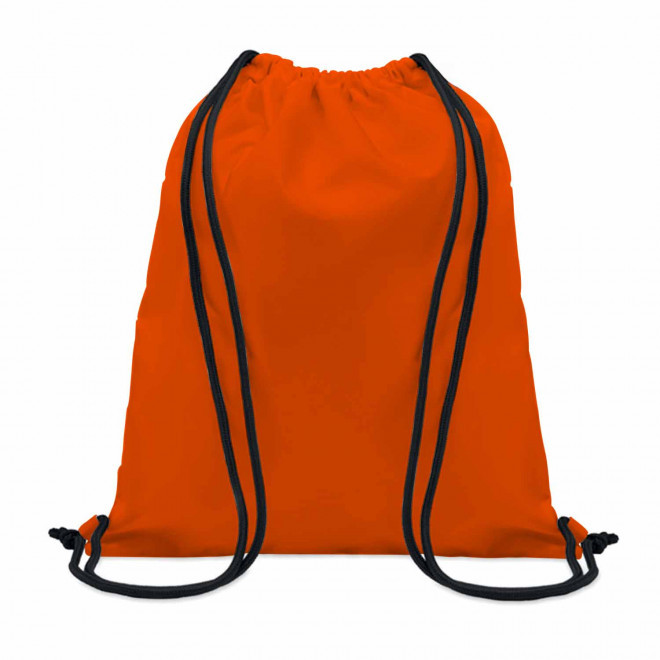 SAC A DOS CORDELETTE PERSONNALISABLE SUR MESURE 'ONA' - orange