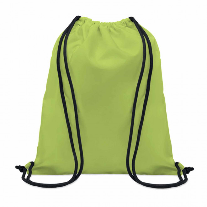 SAC A DOS CORDELETTE PERSONNALISABLE SUR MESURE 'ONA' - vert clair