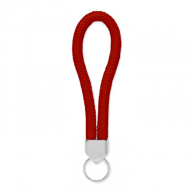 PORTE CLE CORDE PERSONNALISABLE 'KALOU' - rouge
