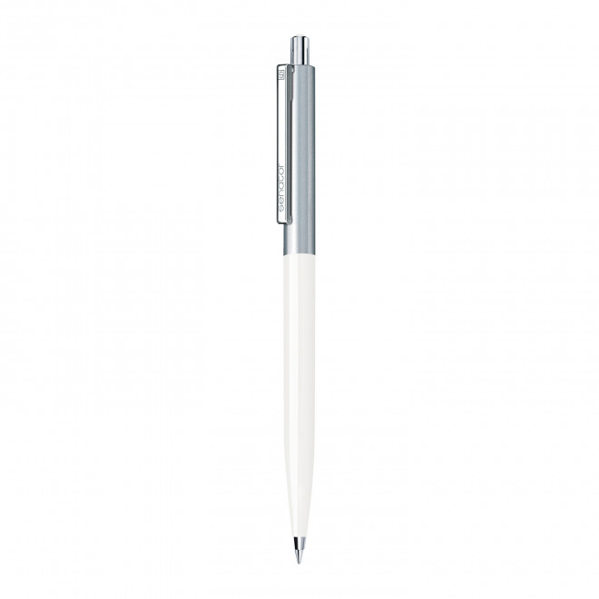 STYLO SENATOR® PERSONNALISABLE 'POINT METAL' - blanc