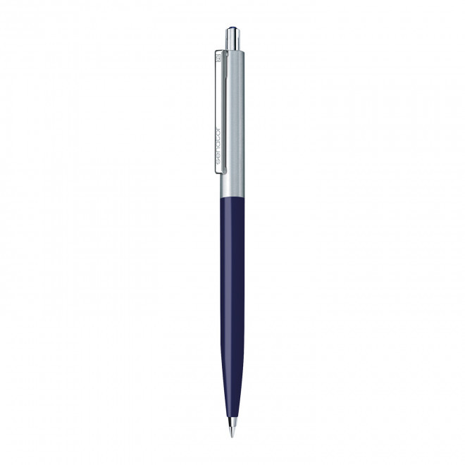 STYLO SENATOR® PERSONNALISABLE 'POINT METAL' - bleu foncé