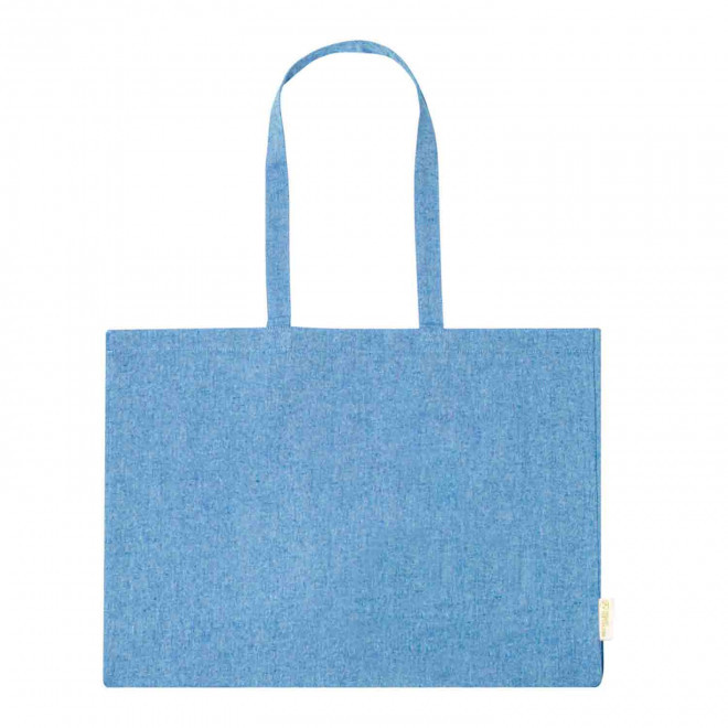 SAC COTON RECYCLE 220GR/M² PERSONNALISABLE 'MAXI BOQUITA' - bleu