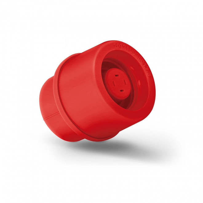 BOUCHON POUR BOUTEILLE PERSONNALISABLE 'OGLIA' - rouge
