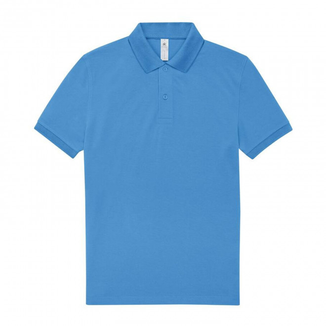 POLO PERSONNALISABLE B&C HOMME 210G 'ADIMO' - bleu clair