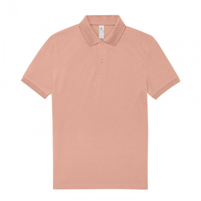 POLO PERSONNALISABLE B&C HOMME 210G 'ADIMO' - rose poudré