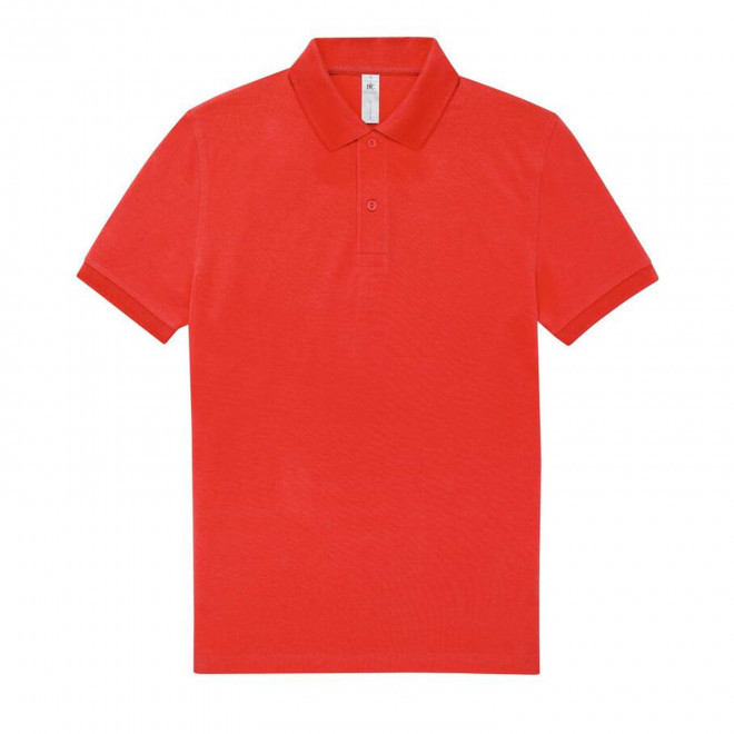 POLO PERSONNALISABLE B&C HOMME 210G 'ADIMO' - rouge