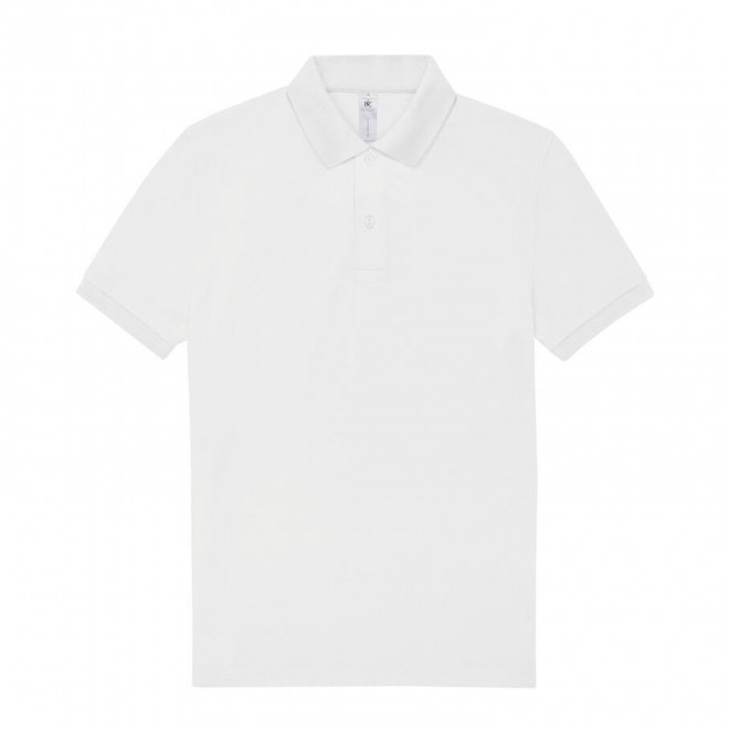 POLO PERSONNALISABLE B&C HOMME 210G 'ADIMO' - blanc