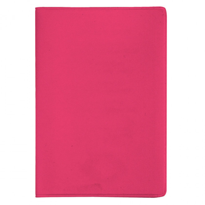 COUVERTURE DE PASSEPORT PERSONNALISABLE 'VIAJE' - fuchsia