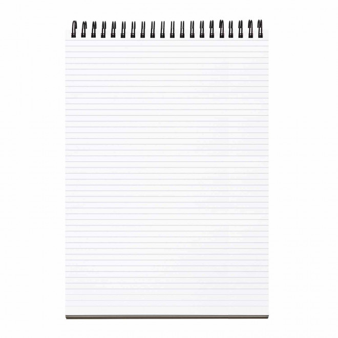 BLOC-NOTES SPIRALES A4 PERSONNALISABLE 'GORDON' 50 PAGES - ligné