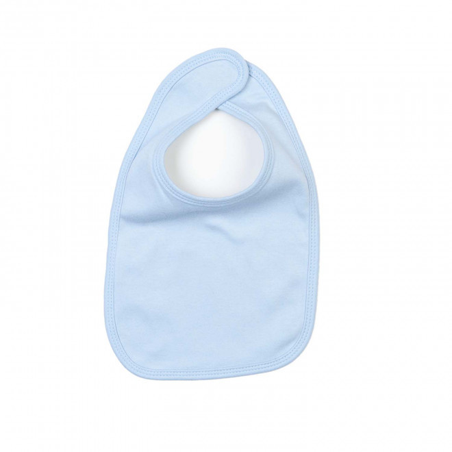 BAVOIR BEBE PERSONNALISABLE 'BABY BIB' - bleu clair