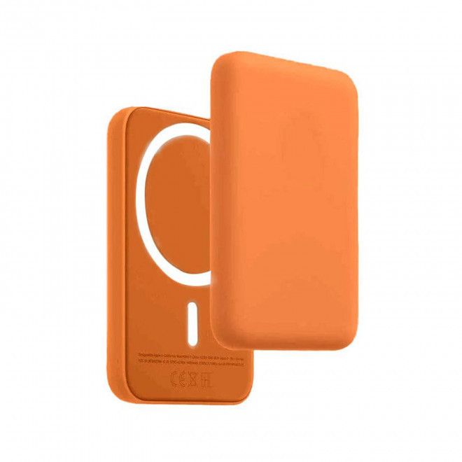 POWERBANK MAGSAFE PERSONNALISABLE 5000 MAH 10W 'ARCONA' - orange