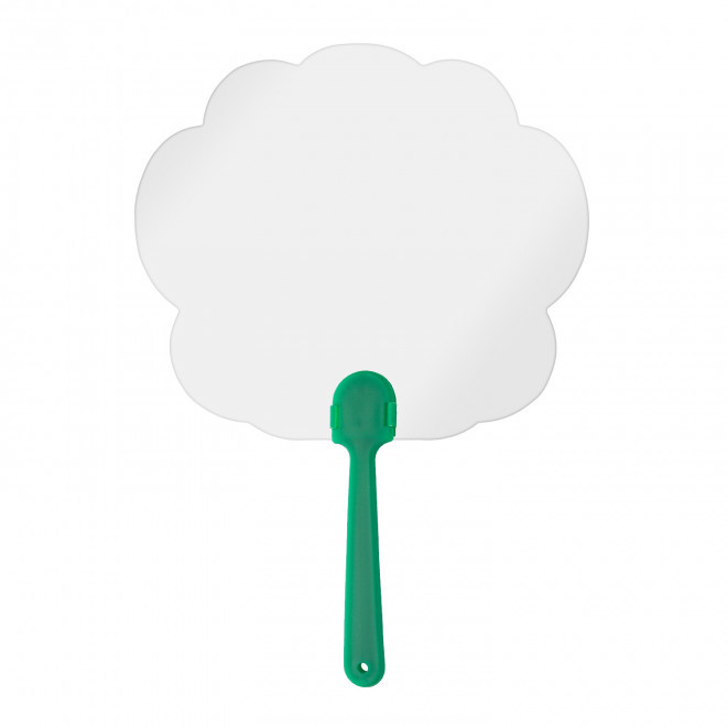 EVENTAIL PERSONNALISABLE PLASTIQUE 'DIGIBI CUSTOM' - vert