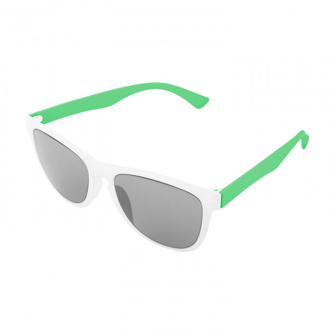 LUNETTES SOLEIL PERSONNALISABLES MIX & MATCH 'SUNWAY' - blanc/vert