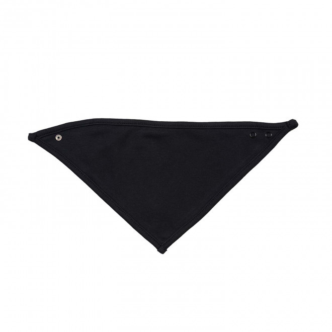 BAVOIR TRIANGLE PERSONNALISE 'BANDANA BIB' - blanc/noir