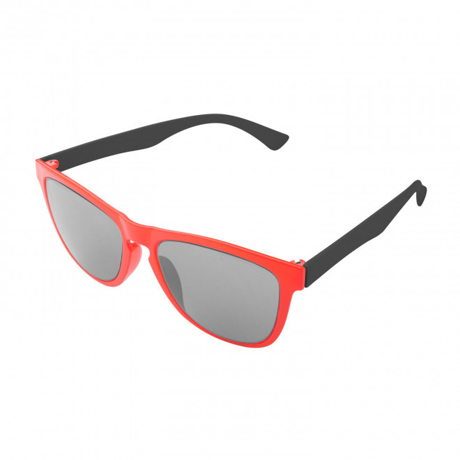 LUNETTES SOLEIL PERSONNALISABLES MIX & MATCH 'SUNWAY' - rouge/noir