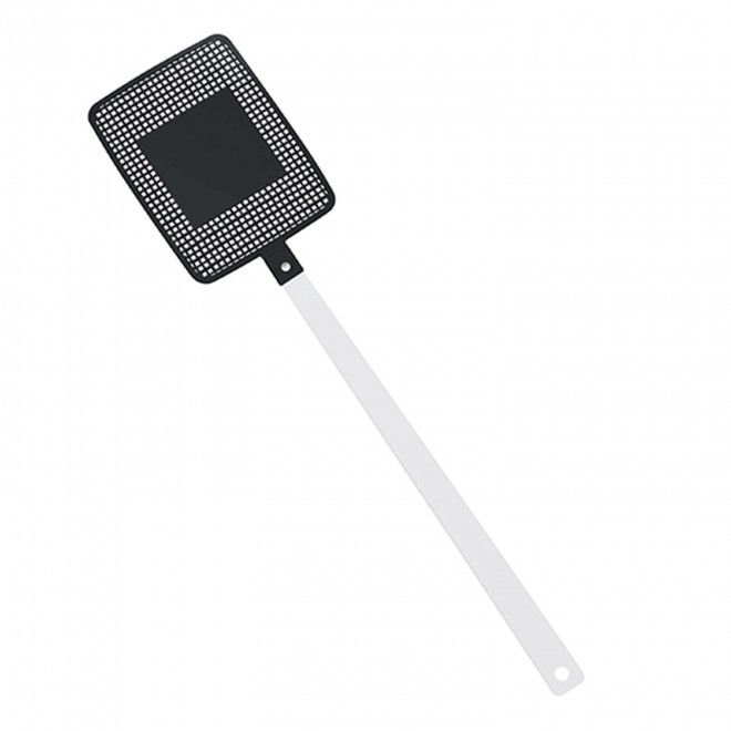 TAPETTE A MOUCHE PERSONNALISABLE MIX&MATCH 'FLYVE' - blanc/noir