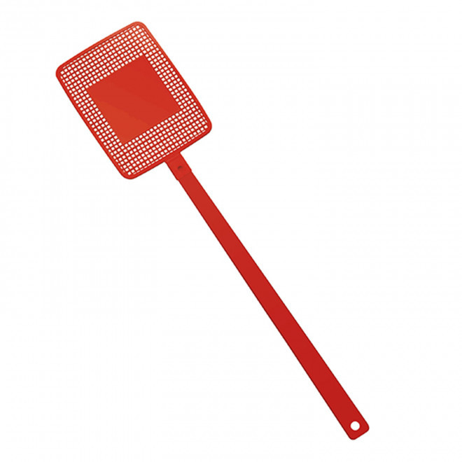 TAPETTE A MOUCHE PERSONNALISABLE MIX&MATCH 'FLYVE' - rouge/rouge