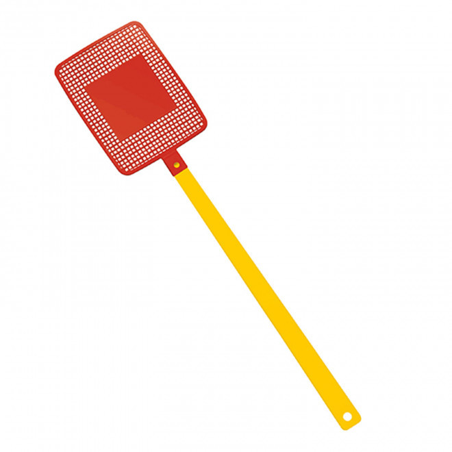 TAPETTE A MOUCHE PERSONNALISABLE MIX&MATCH 'FLYVE' - jaune/rouge