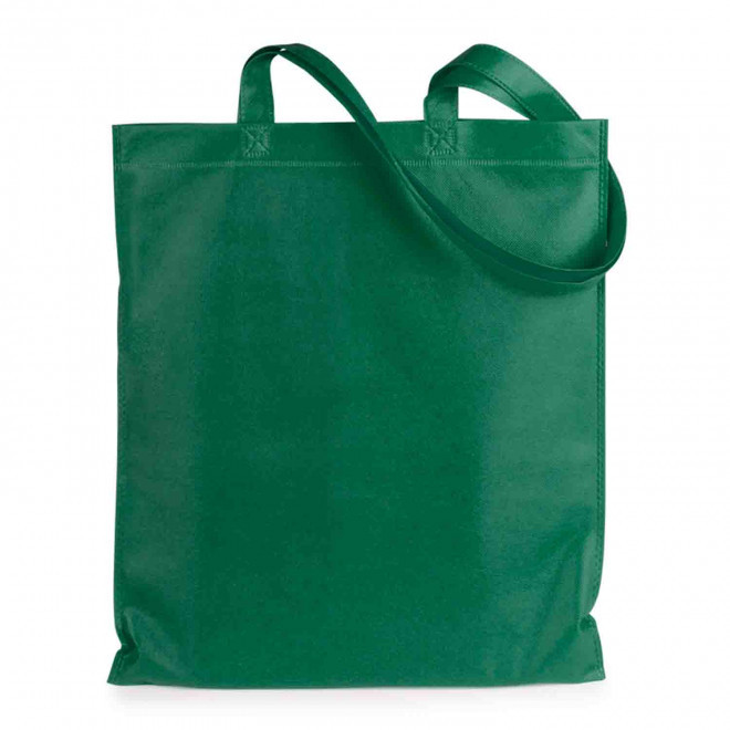 SAC SHOPPING PERSONNALISABLE ANSES LONGUES 'BONITO 70 GR' - vert