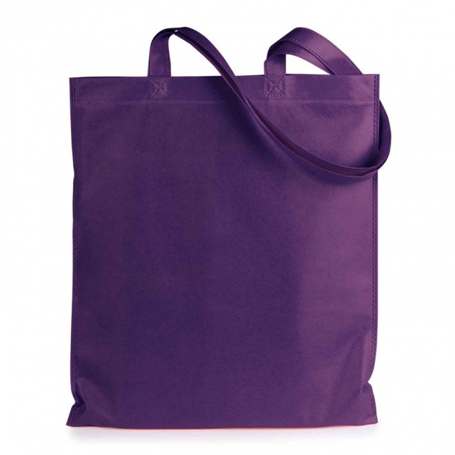 SAC SHOPPING PERSONNALISABLE ANSES LONGUES 'BONITO 70 GR' - violet