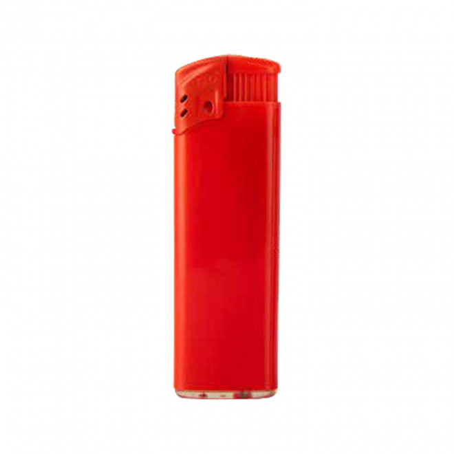 BRIQUET TEMPETE RECHARGEABLE PERSONNALISABLE 'TURBY' - rouge