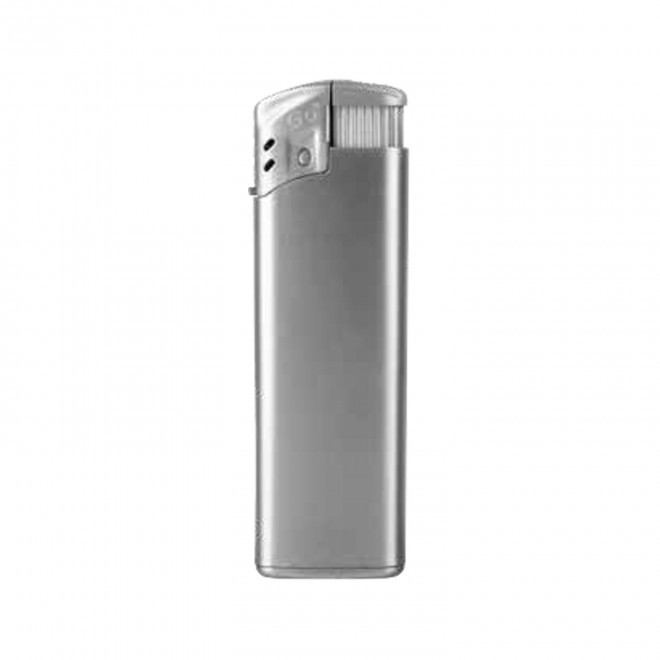 BRIQUET TEMPETE RECHARGEABLE PERSONNALISABLE 'TURBY' - argenté