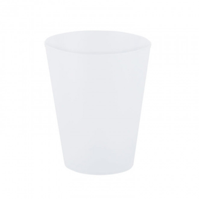GOBELET REUTILISABLE PERSONNALISABLE 15 CL 'CUP' - transparent givré