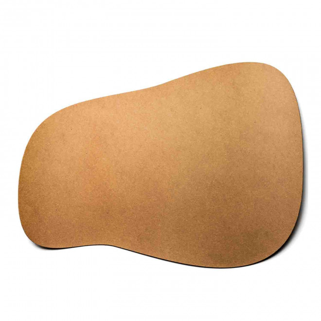 SET DE TABLE PERSONNALISABLE MIF EN CUIR RECYCLE 'MARGAUX' - naturel