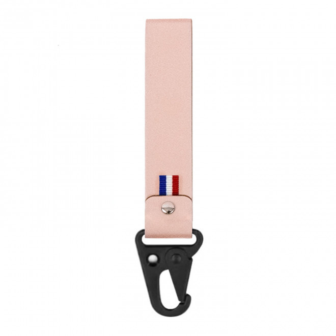 PORTE CLE PERSONNALISABLE MOUSQUETON MIF 'CLARA' - rose