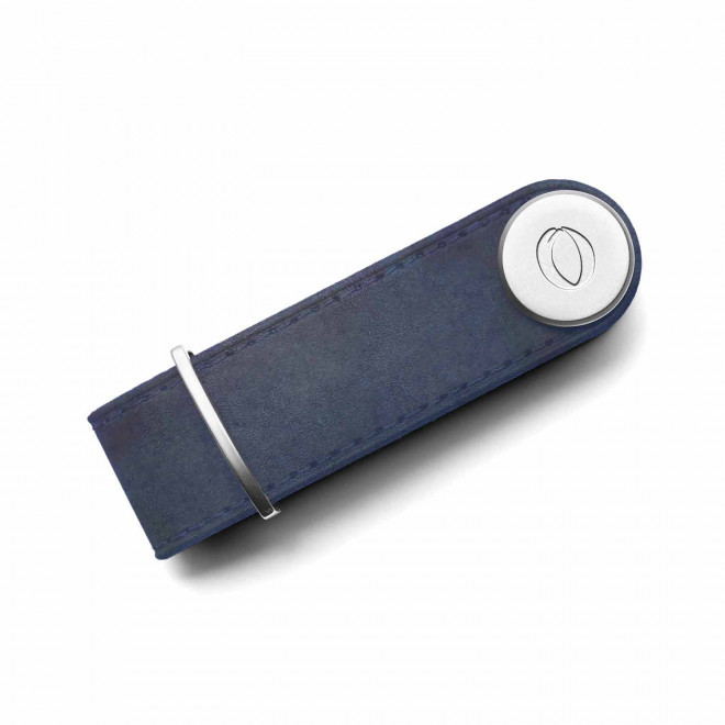 PORTE CLE PERSONNALISABLE VIS MIF 'CLARA' - bleu jean