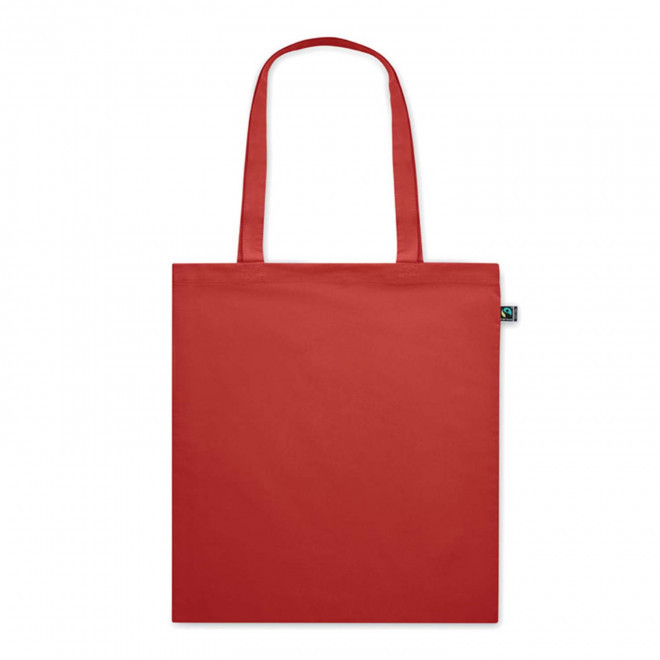 SAC COTON COULEUR PERSONNALISABLE 'ANTONIO FAIRTRADE' - rouge