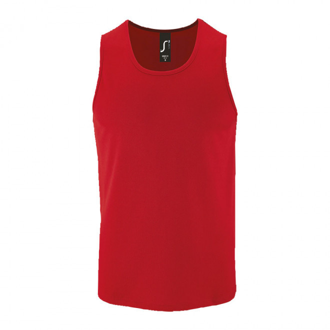 DÉBARDEUR PERSONNALISÉ HOMME 'SPORTY' - rouge