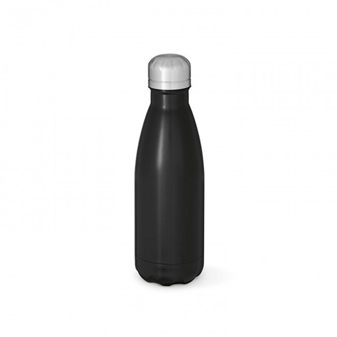 BOUTEILLE ISOTHERME PERSONNALISABLE 430ML 'ASTRIO RECYCLE' - noir