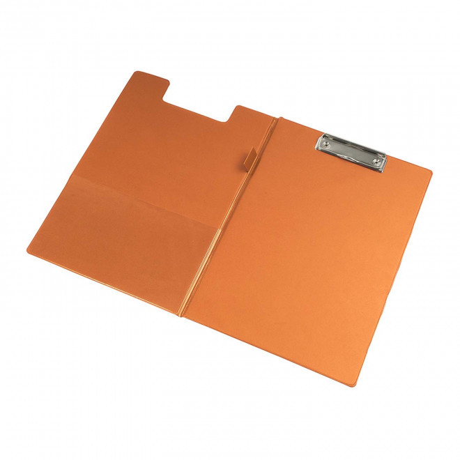 PORTE-BLOC AVEC RABAT A4 PERSONNALISÉ 'STOCKTON' - orange