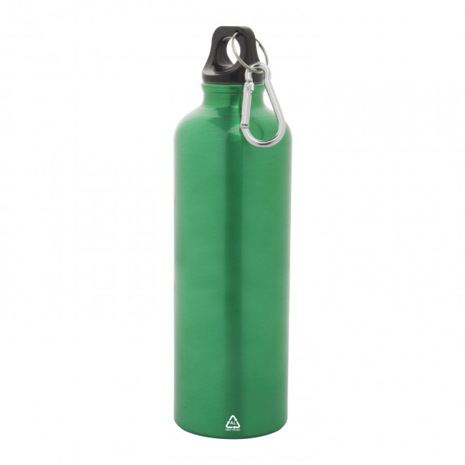 GOURDE EN ALUMINIUM PUBLICITAIRE 'CANYON RECYLE' - vert