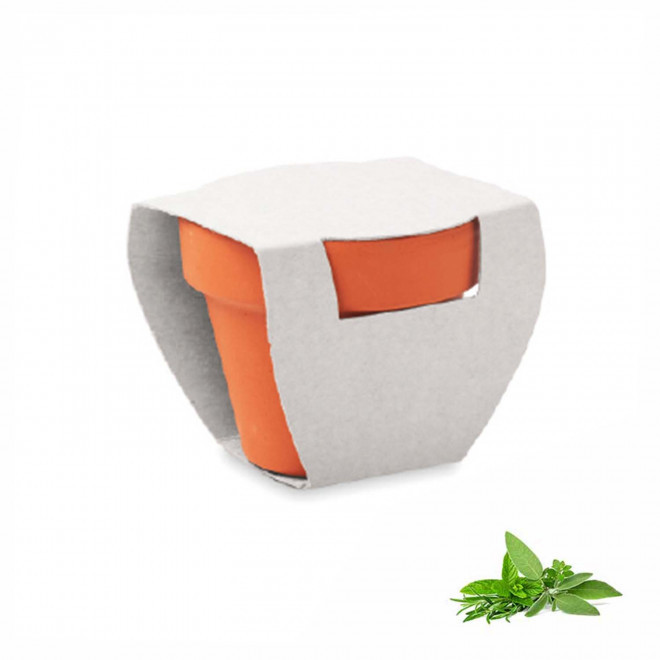 KIT DE PLANTATION PUBLICITAIRE 'POPPY QUADRI' - mélange d'herbes aromatiques