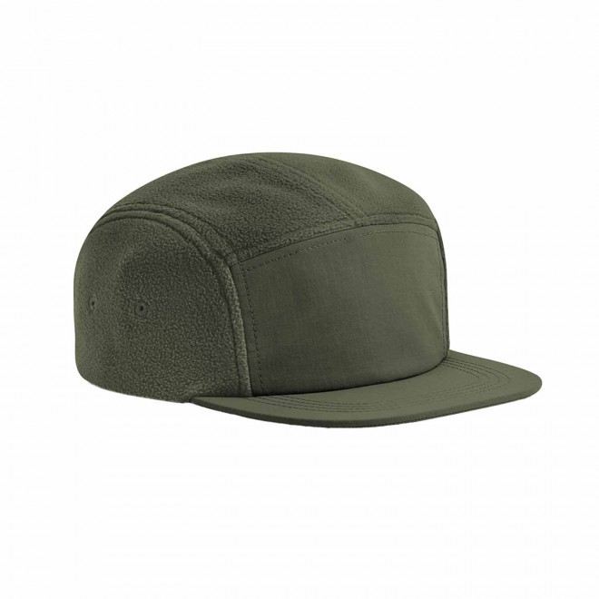 CASQUETTE POLAIRE PERSONNALISEE 'POLAR CAMP' - vert kaki