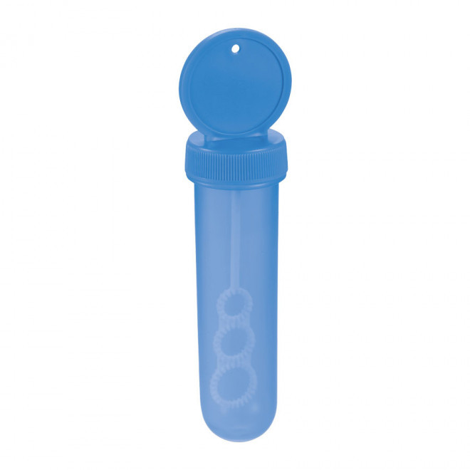 TUBE À BULLES DE SAVON PERSONNALISÉ 'BURBULA' - bleu