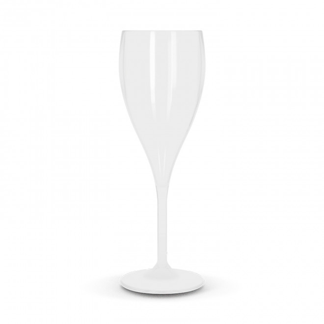 FLÛTE À CHAMPAGNE TRITAN® PERSONNALISÉE MIF 'SERULI' 16CL - blanc