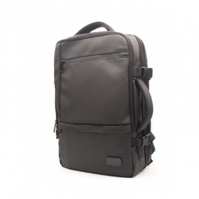 SAC A DOS COMPACTABLE PERSONNALISABLE 'VACPACK' - noir