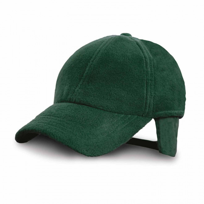 CASQUETTE CACHE OREILLE PERSONNALISABLE 'THERMO FLAP' - vert