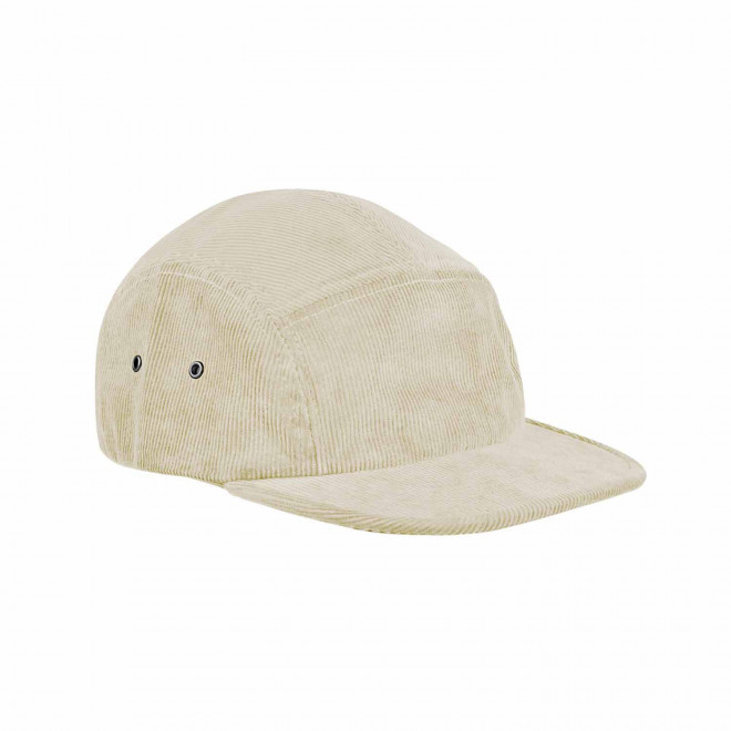 CASQUETTE CAMPEUR PERSONNALISABLE 'VELVET CAMP' - beige