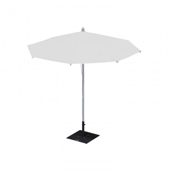 PARASOL TELESCOPIQUE PERSONNALISABLE 'SENTIDO ROND QUADRI' - blanc