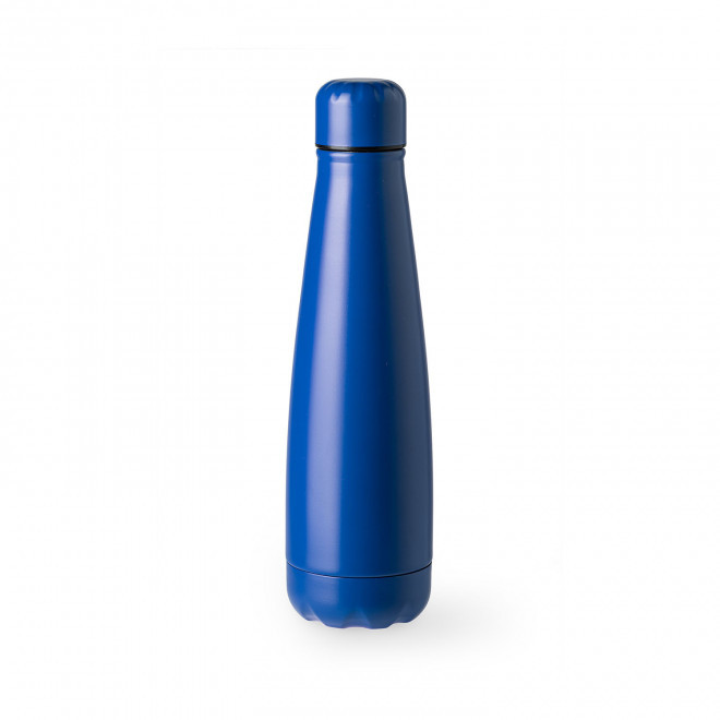BOUTEILLE PERSONNALISABLE EN ACIER 630ML 'POIRY' - bleu