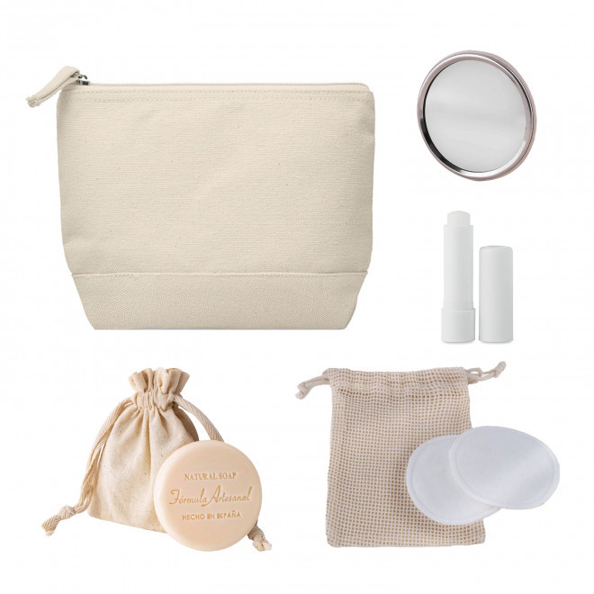 SET TROUSSE ET ACCESOIRES PERSONNALISABLE 'MELLYSET' - beige