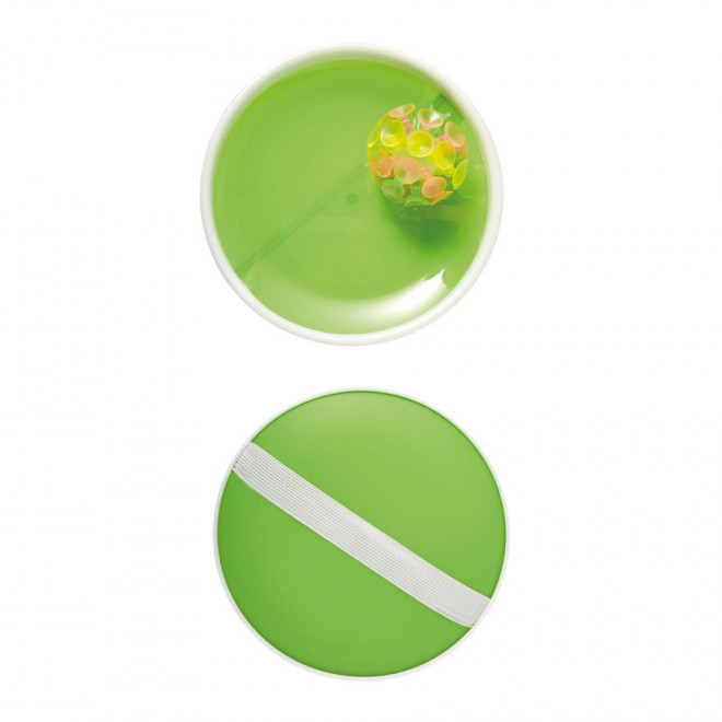 JEU DE BALLE À VENTOUSES PUBLICITAIRE 'PRAIA' - vert