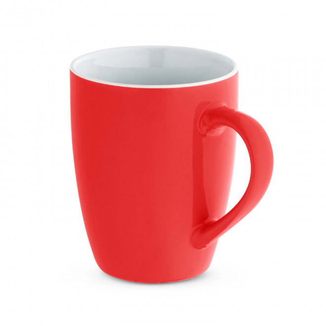 MUG CERAMIQUE PERSONNALISABLE 370 ML 'CALMEA' - rouge