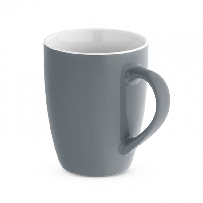 MUG CERAMIQUE PERSONNALISABLE 370 ML 'CALMEA' - gris