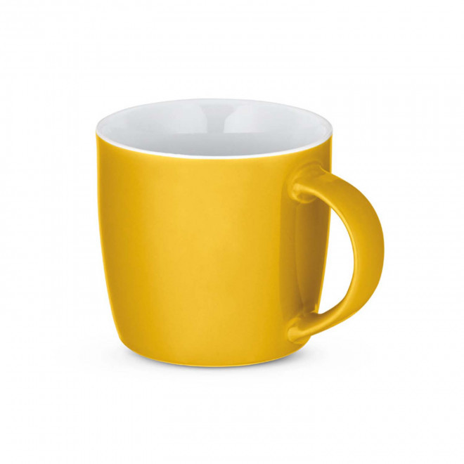 TASSE CERAMIQUE PERSONNALISABLE 370 ML 'CALMEO' - jaune