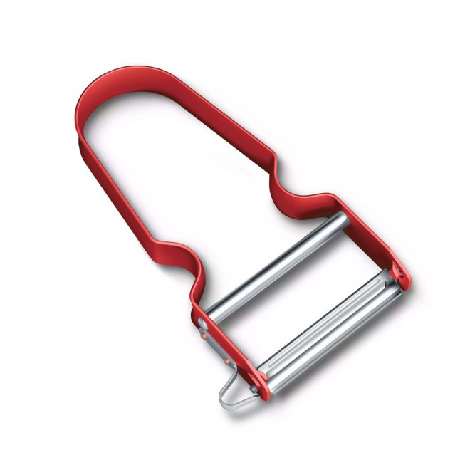 EPLUCHEUR EN ALUMINIUM PERSONNALISABLE 'REX' - rouge